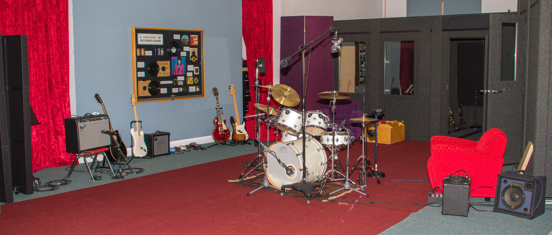 Garden Street Academy Recording Studio Main Room