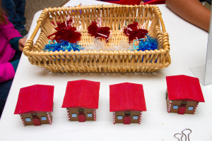 3D Printed Gingerbread Houses and Laser Cut Reindeer Ornaments