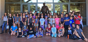 Garden Street Academy 4th-8th Grade Students Reagan Library Field Trip 2016 Group Photo