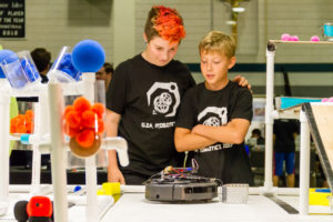 Garden Street Academy Middle School Robotics Team BotBall Tournament Robot